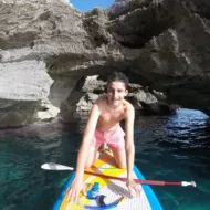 Haciendo Kayak desde el Ariel